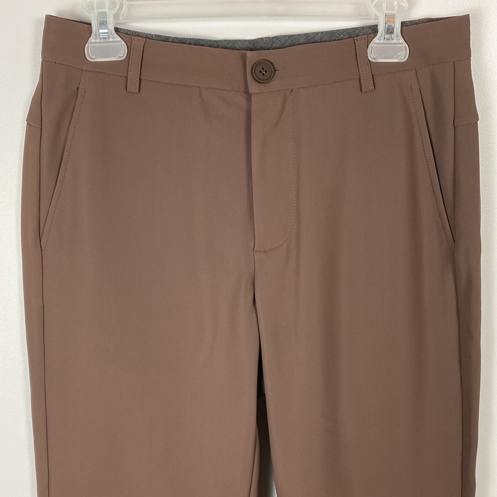 Tom Brady Golf Structured Techtrack Pants in French Roast size 30 - Picture 5 of 13